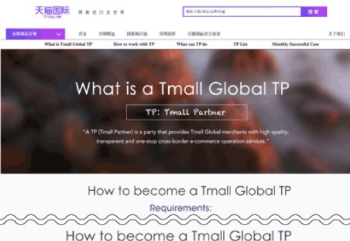 天猫国際の「TP（Tmall Partner）」とは？ 日本企業が知っておくべきTPの評価基準とは？